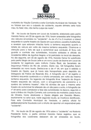 Comissão da verdade   relatório jk - 24 fevereiro 2014