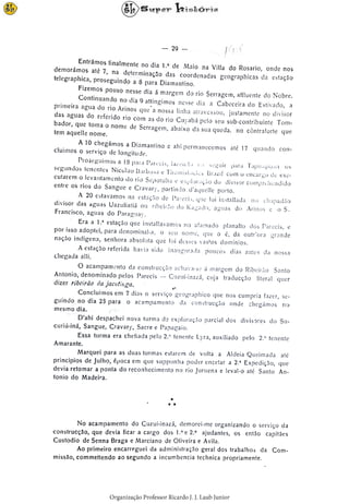 Relatório Comissão Rondon Volume 2 - Parte 2