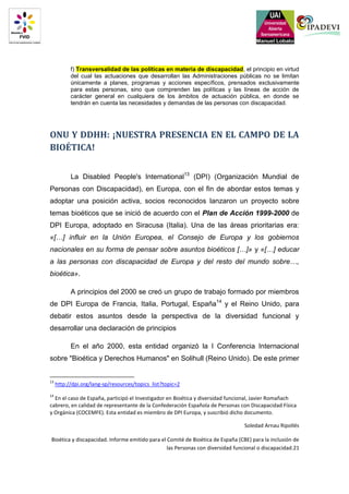 Soledad Arnau Ripollés
Bioética y discapacidad. Informe emitido para el Comité de Bioética de España (CBE) para la inclusi...