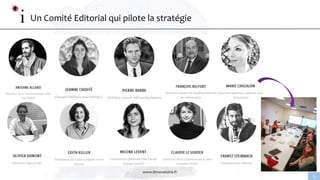 www.linnovatoire.fr
3
Un Comité Editorial qui pilote la stratégie
 