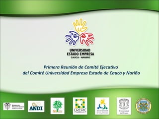 Primera Reunión de Comité Ejecutivo del Comité Universidad Empresa Estado de Cauca y Nariño 