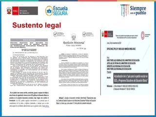 Sustento legal
 