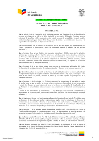 Av. Amazonas N34-451 entre Av. Atahualpa y Juan Pablo Sanz
Telf.: + (593 2) 3961300/1400/1500
www.educacion.gob.ec
1
/6
* ...