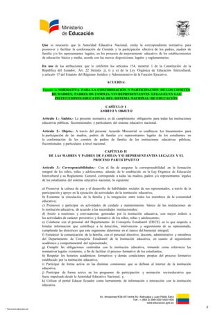 Av. Amazonas N34-451 entre Av. Atahualpa y Juan Pablo Sanz
Telf.: + (593 2) 3961300/1400/1500
www.educacion.gob.ec
2
/6
* ...