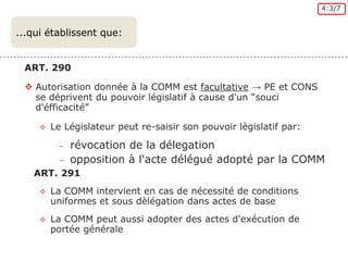 3:3/5LaPRACinpractice: étudesdes cas 2006-200921 avril 2009 – la vote au comité ITRE : deuxprojets de résolution