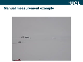 Manual measurement example
 