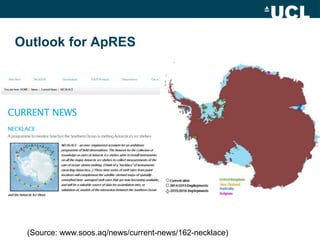 Outlook for ApRES
(Source: www.soos.aq/news/current-news/162-necklace)
 