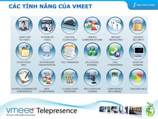 CÁC TÍNH NĂNG CỦA VMEET 
 