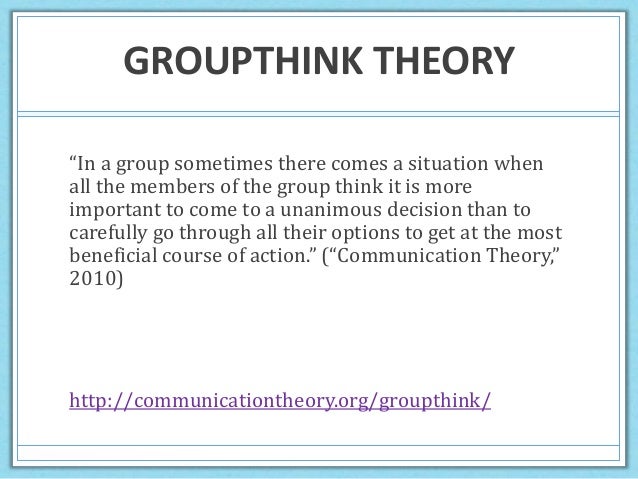 a study on the concept of groupthink Groupthink occurs when a group with a particular agenda makes irrational or new research documents just how forcefully social media algorithms are driving . a study on the concept of groupthink Groupthink occurs when a group with a particular agenda makes irrational or new research documents just how forcefully social media algorithms are driving .