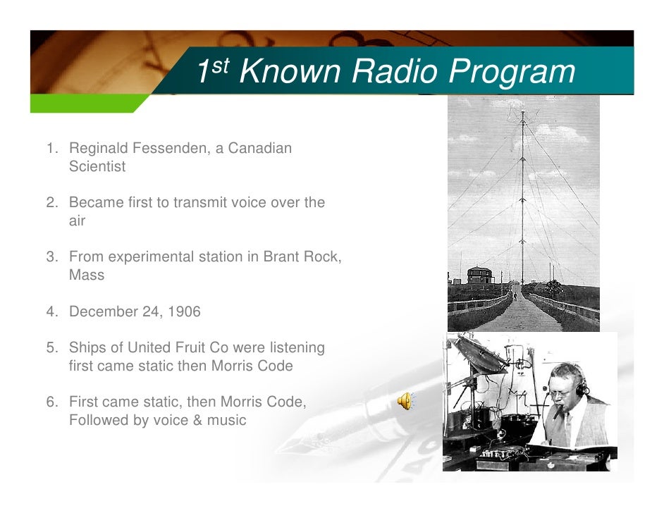 early radio history