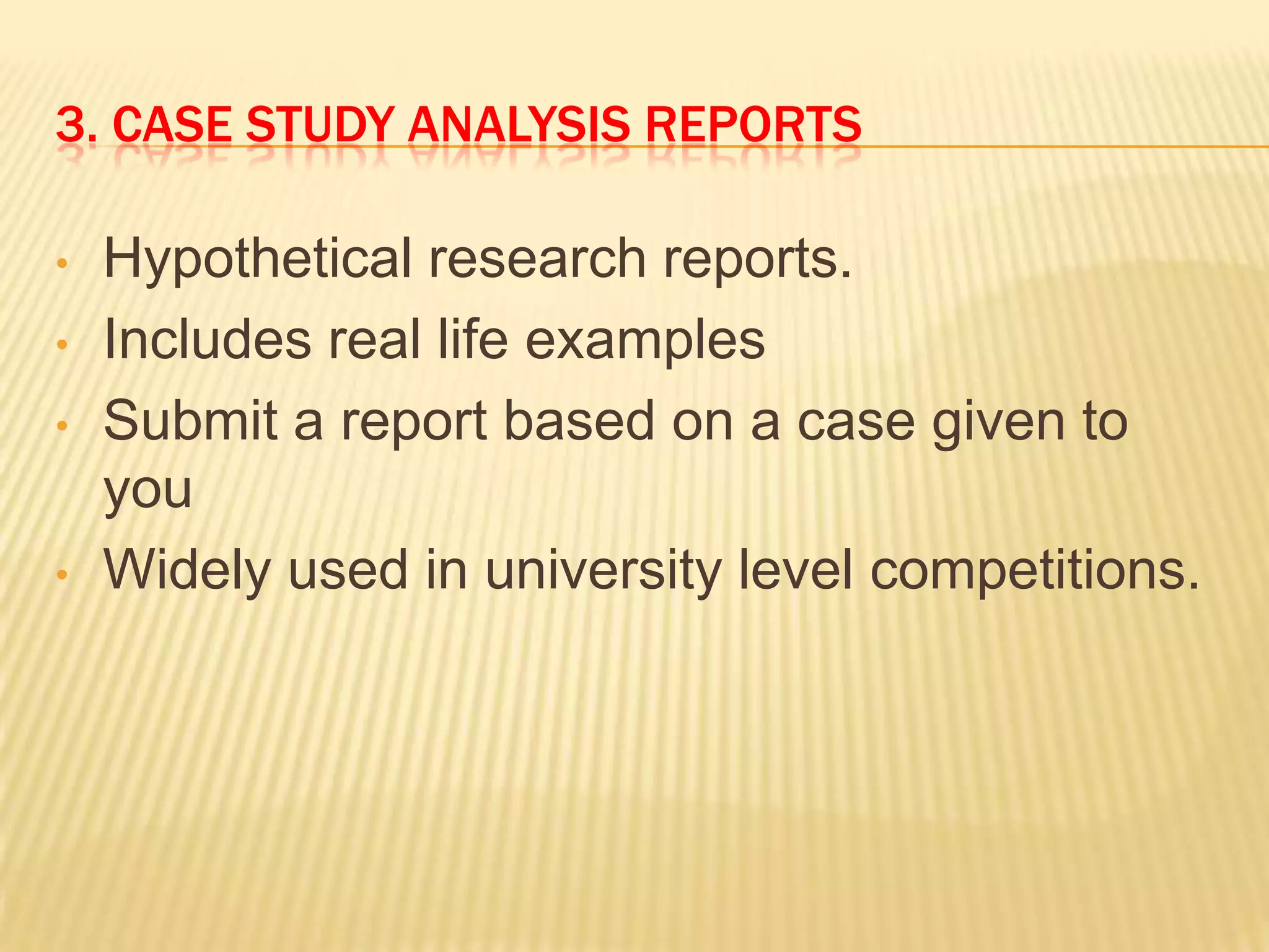 REPORT WRITTING | PPTX