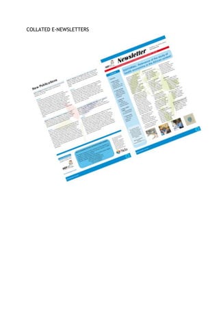 COLLATED E-NEWSLETTERS
 