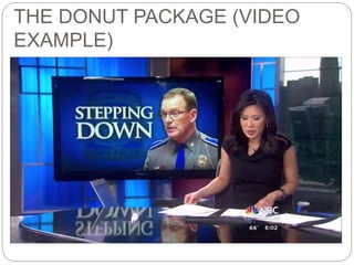 THE DONUT PACKAGE (VIDEO
EXAMPLE)
 