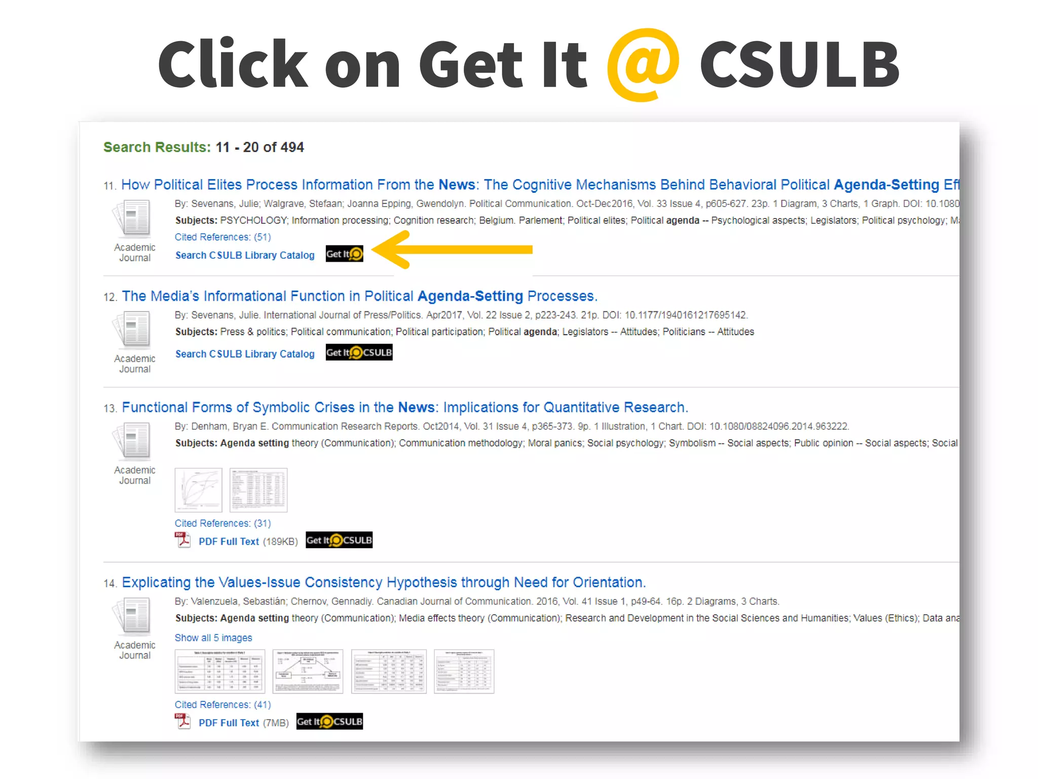 Click on Get It @ CSULB
 