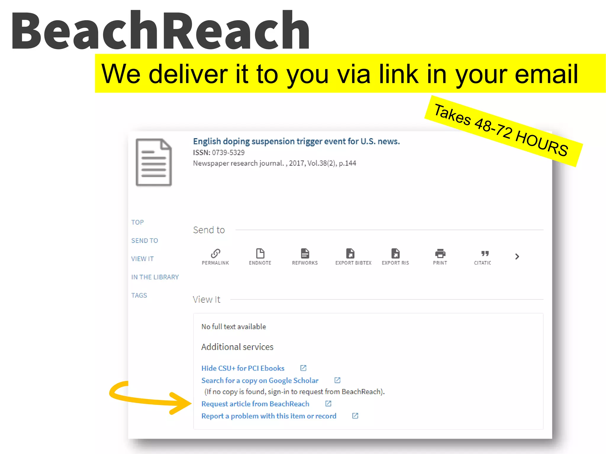 BeachReach
We deliver it to you via link in your email
 