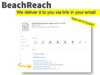 BeachReach
We deliver it to you via link in your email
 