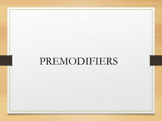 Comm1 - Sentence as Structure and Postmodifiers | PPTX