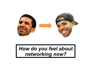 How do you feel about
networking now?
 