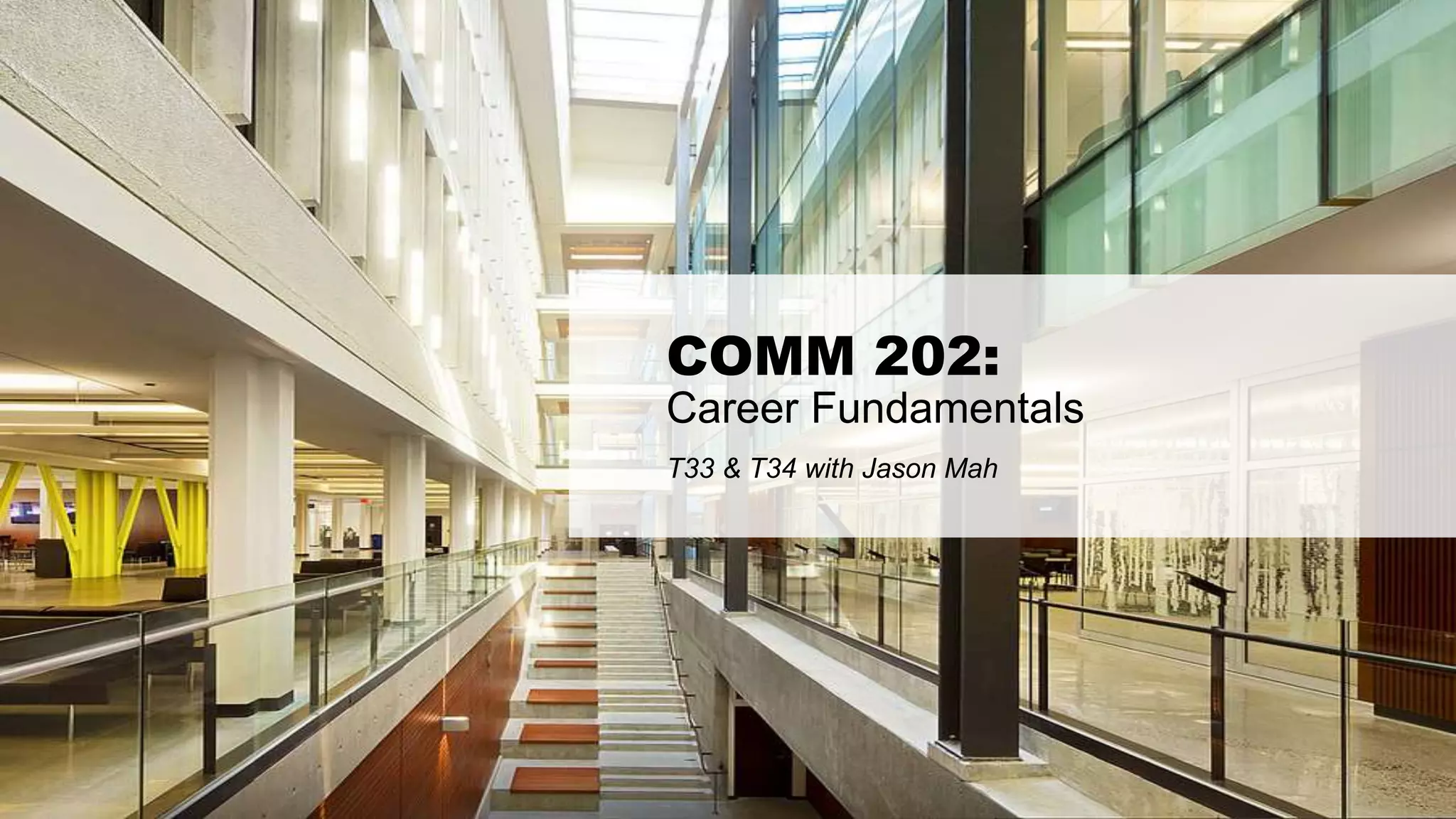 LastModified2017-06-2110:13PMPacificStandardTimePrinted
1
COMM 202:
Career Fundamentals
T33 & T34 with Jason Mah
 