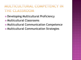 Cultural Influences on Context: The Educational Setting | PPTX