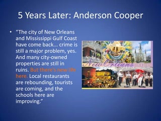 “The President cannot resist the overwhelming weight of responsibility for the gravity of this disaster any more than the levees of New Orleans could resist the weight of water.”
