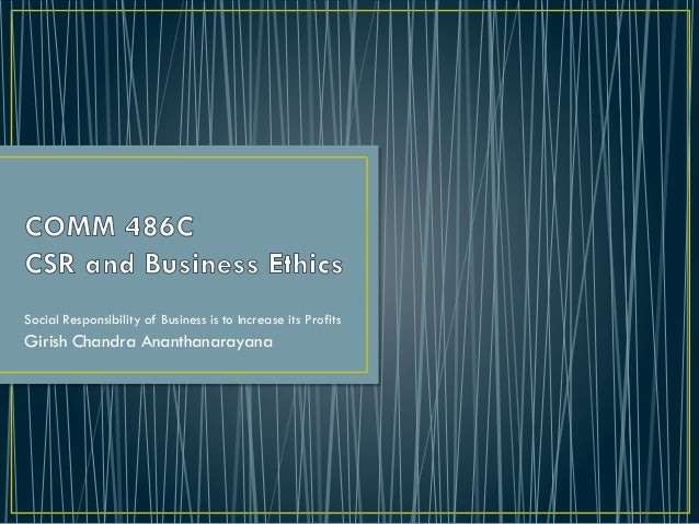 Friedman business ethics essay