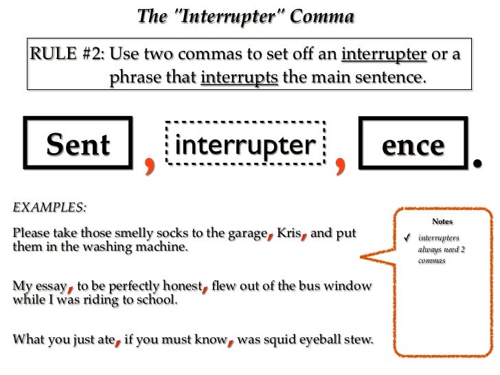 comma notes 1 how to use comma