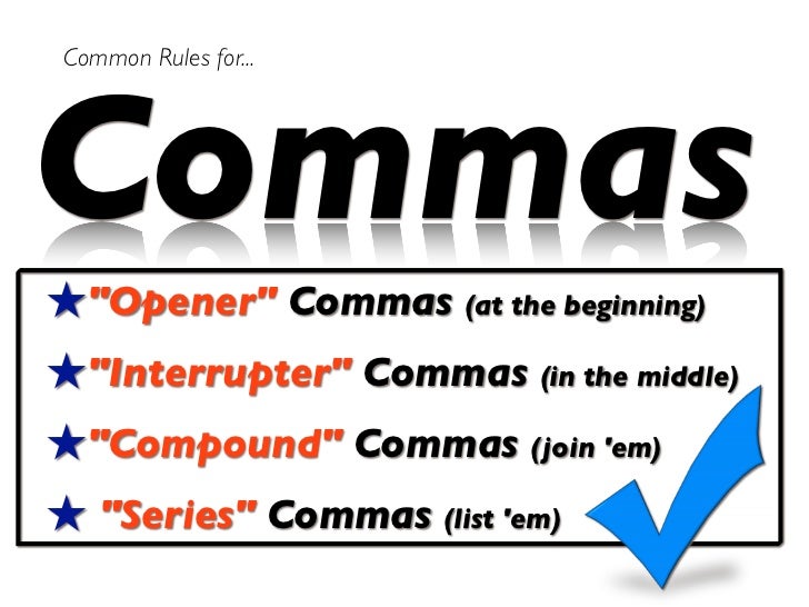 comma notes 1