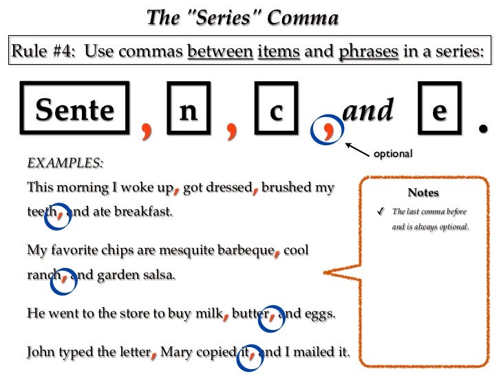 comma notes 1 how to use comma