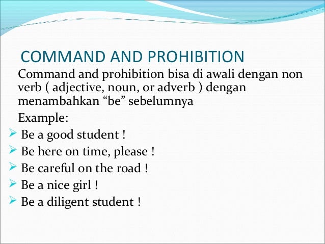 Command and Prohibition