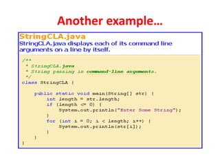Command line-arguments-in-java-tutorial | PPT