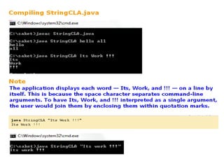Command line-arguments-in-java-tutorial | PPT