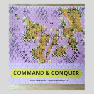 COMMAND AND CONQUER BOARD GAME GAME OF GENERALS INSPIRED ARMY NAVY ...