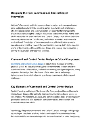 Command and Control Centre design.docx
