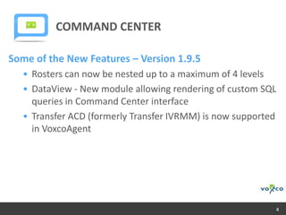 Command Center Version 1.9 | PPTX