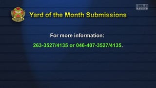 FFoorr mmoorree iinnffoorrmmaattiioonn:: 
226633--33552277//44113355 oorr 004466--440077--33552277//44113355.. 
 