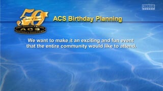 We want to make it an exciting and fun eventWe want to make it an exciting and fun event
that the entire community would like to attend.that the entire community would like to attend.
 