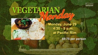 $9.75 per person$9.75 per person
 