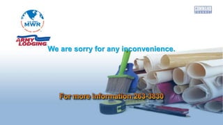 We are sorry for any inconvenience.
 
