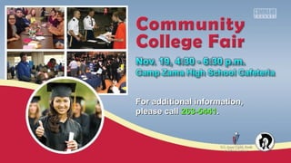 For additional information,For additional information,
please callplease call 263-5441263-5441..
 