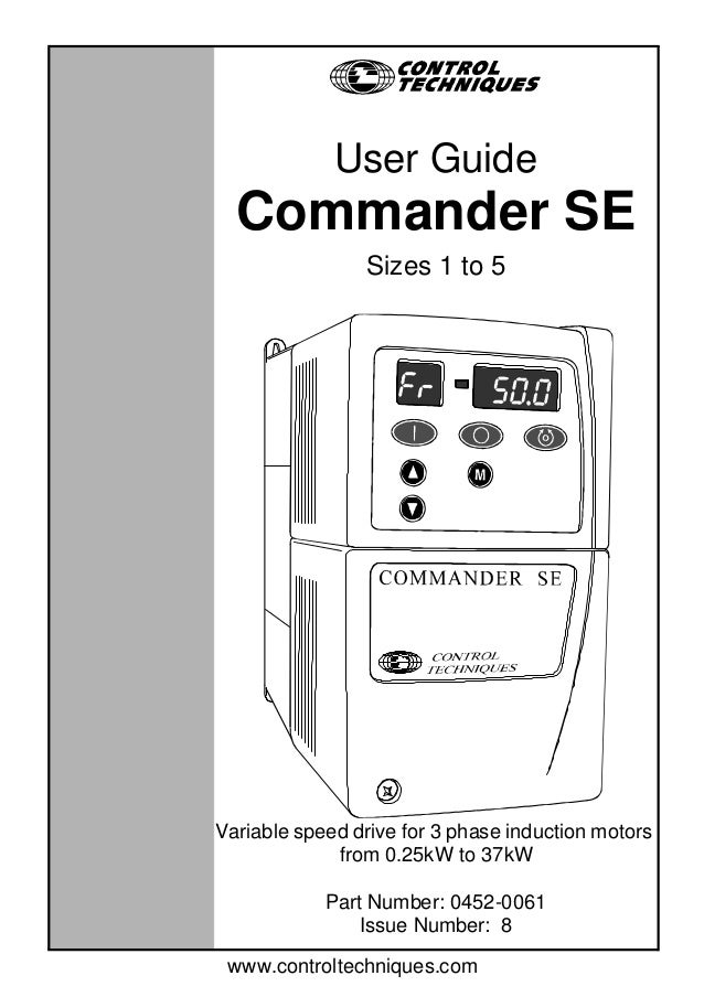 Commander se users guide