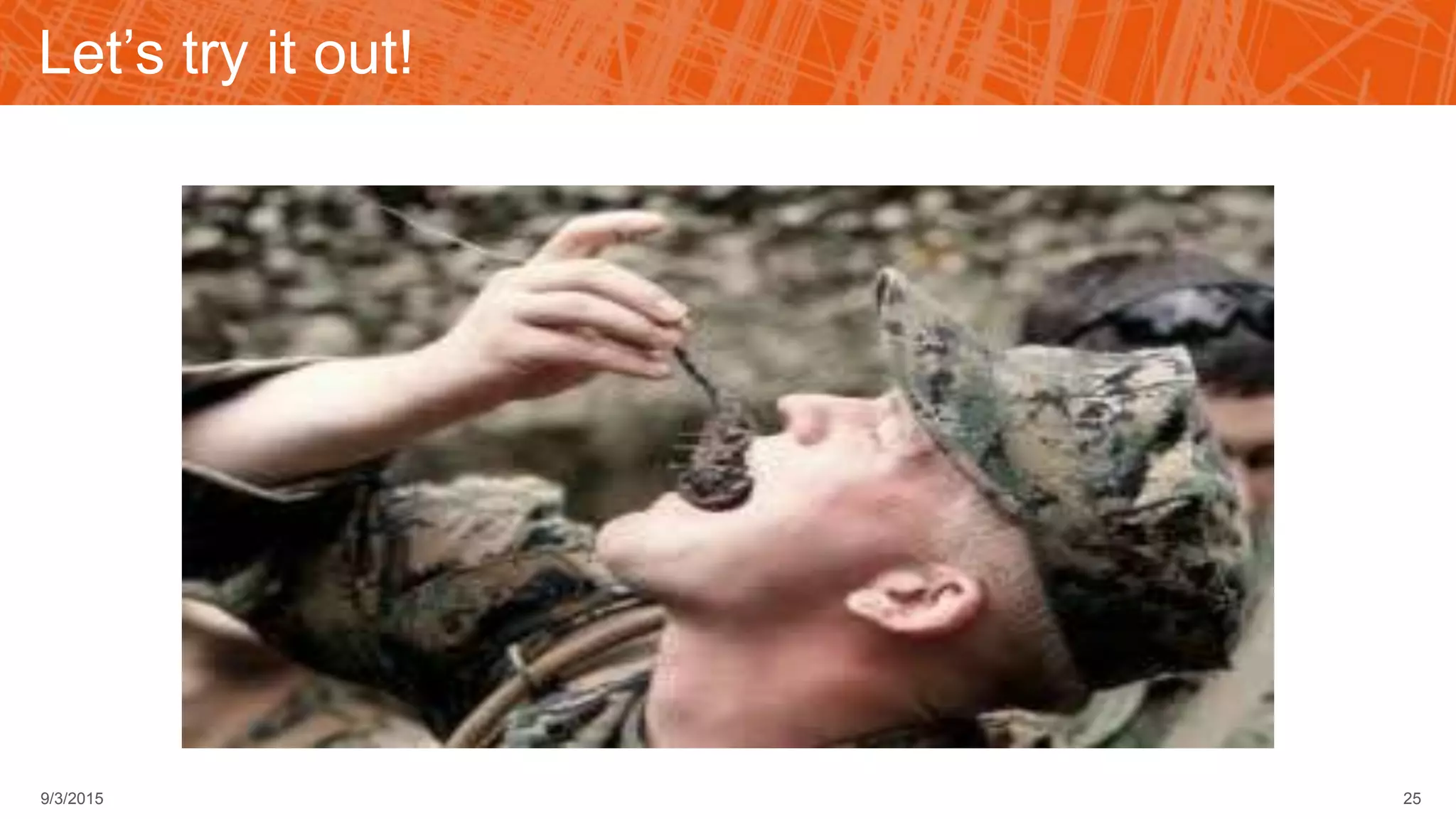 Let’s try it out!
259/3/2015
 