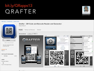 bit.ly/QRapps13

QRAFTER

 