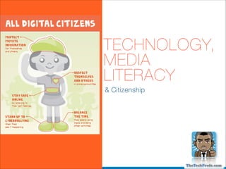 TECHNOLOGY,
MEDIA
LITERACY
& Citizenship

 