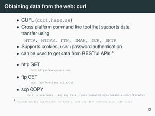 Data science at the command line | PDF