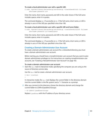 Command Line Admin V10.5