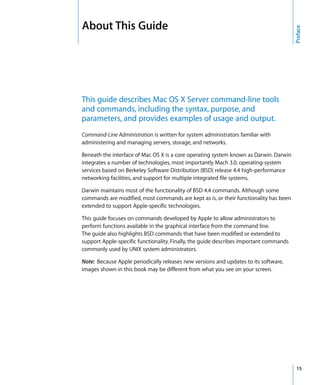 Command Line Admin V10.5