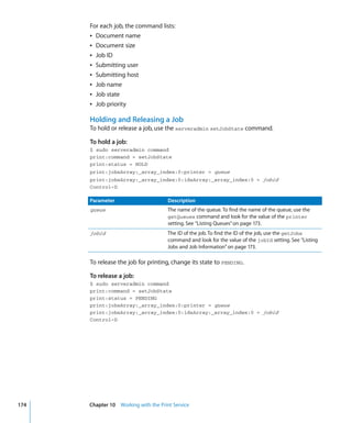 Command Line Admin V10.5