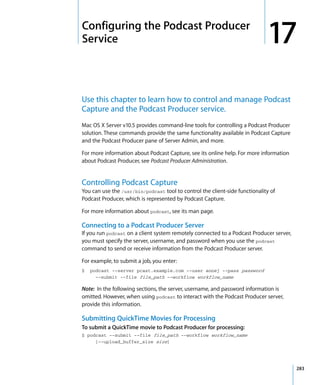 Command Line Admin V10.5