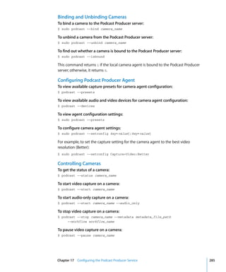 Command Line Admin V10.5